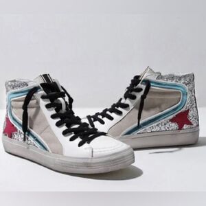 EUC SHUSHOP Sparkly Hightop Sneakers